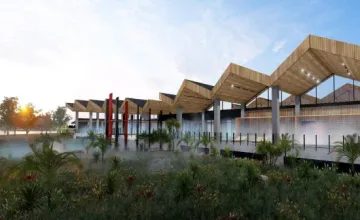 Wai Ariki Hot Springs and Spa under construction
