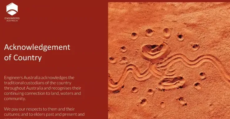 Webinar slide: Engineers Australia and Conform Group introduction