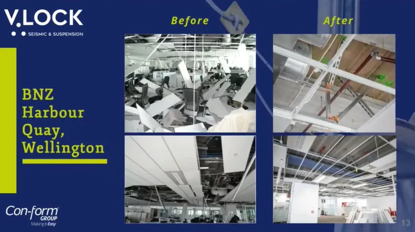 Webinar slide: retrofit performance after the Kaikoura earthquake